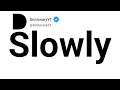 Slowly Synonyms Thesaurus Similar Words