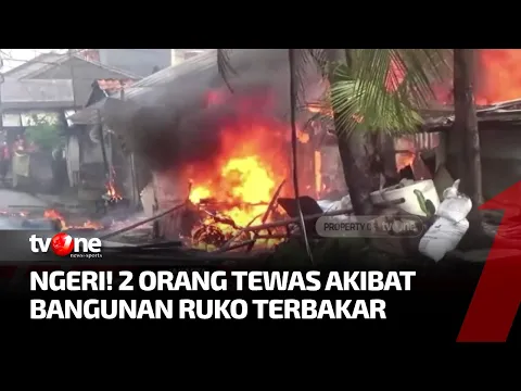 Dua Orang Tewas Dalam Kebakaran Ruko di Jakarta