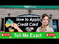 How to Apply M T Bank Credit Card M T Bank Credit Card