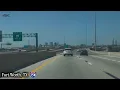 Denton TX To Fort Worth TX - 4K Highway Drive I-35W South