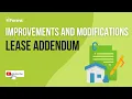 Improvements and Modifications Addendum to Lease Agreement Explained