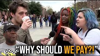 Liberal Students WANT Free Tuition For Illegals — Until THEY Have To Pay For It!