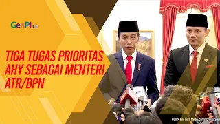 Jokowi Beri Tiga Tugas Prioritas untuk AHY Usai Dilantik Jadi Menteri ATR/BPN