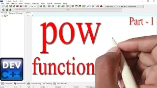 How to use pow function in c language part1