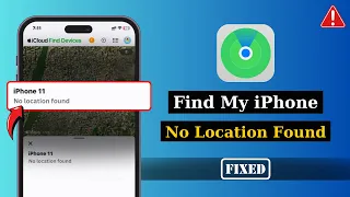 How To Fix Find My iPhone No location found Find My No Location Found Error Solved