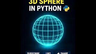 Create a 3D Sphere in Python Matplotlib Tutorial