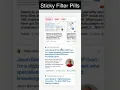 Sticky Filter Pills on Knowledge Panels - Brand SERP News from The Brand SERP Guy