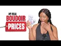 What I Actually Charge for Boudoir Photography in 2026