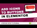 How To Add Icons To Button In Elementor