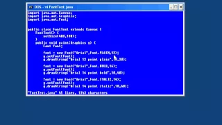 Lesson6 Selecting Fonts Introduction to the Java Programming Language