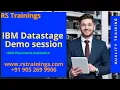 IBM Datastage Demo Session For Beginner RS Trainings