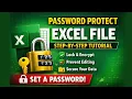How to Password Protect an Excel File Step-by-Step Secure Your Excel Workbook
