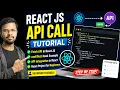 React JS API Call Tutorial Fetch API in React JS using useEffect Beginner Project