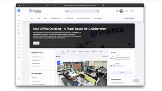 Open Source Intranet Employee Portal - Quick Demo of Droptica s Open Intranet starter