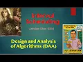 Algorithms DAA IISc Lec 4A Interval Scheduling Independent Set in Interval Graphs