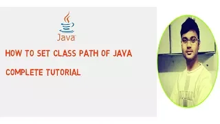 How To Set Class Path Of Java In Windows 8 Java Technocrat Hindi