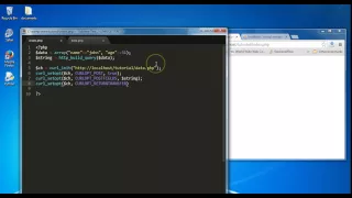 PHP cURL Tutorial Part 3 Posting Data To The Server