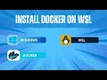 Install Docker on WSL Skip Docker Desktop
