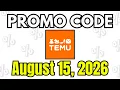 NEW Temu Promo Code Coupon Code August 2026 Temu Discount Code 2026
