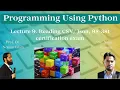 9 Reading CSV json files in python Certification Exam 98-381 and 17 questions with answers