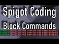 Block Commands Spigot Programming CheepYT