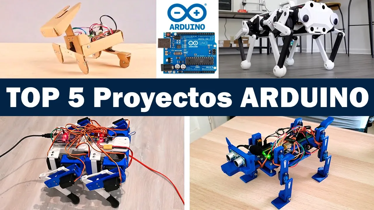 TOP 5 Ideas de Proyectos de Perritos ROBOT con ARDUINO