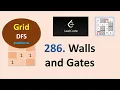 Leetcode 286 Walls and Gates