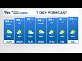 Latest Forecast One more round of monsoon storms before a drier workweek