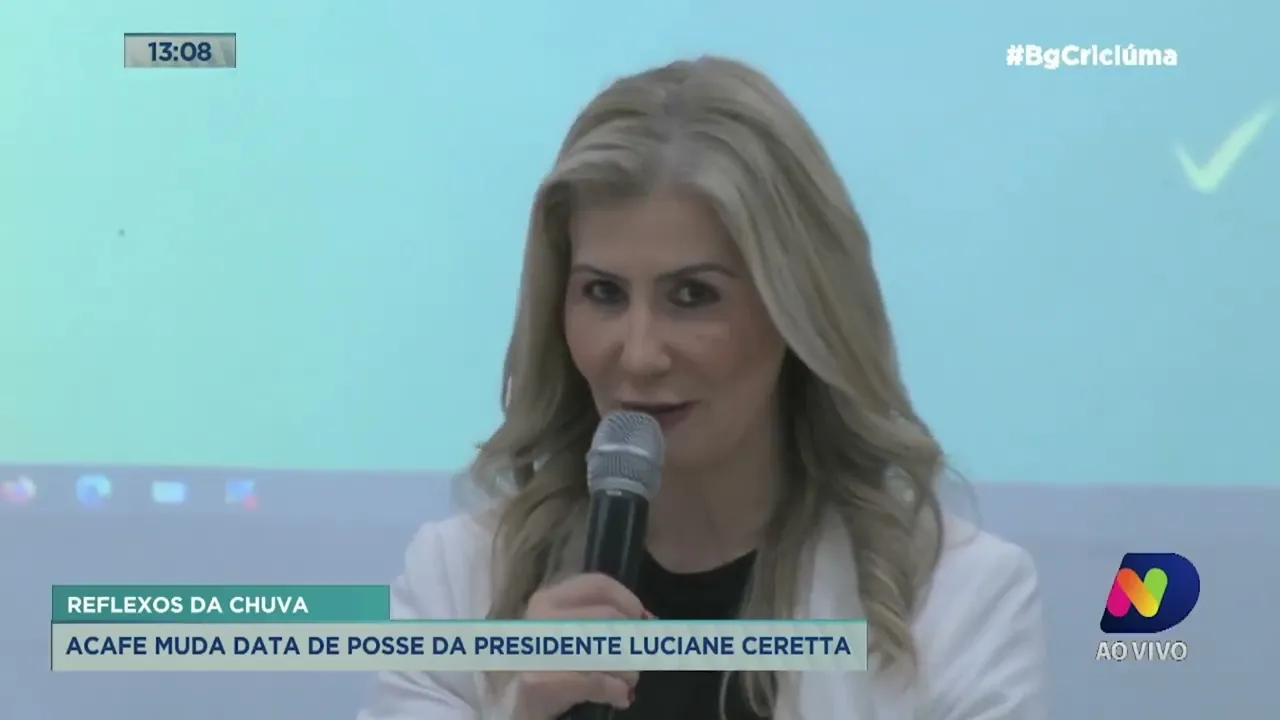 Acafe muda posse da presidente Luciane Ceretta