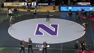 125 LBs Luke Lilledahl vs Matt Ramos Big Ten Wrestling Championship Semifinals 2025