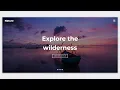 Landing Page With Background Slider Fullscreen Navigation Menu