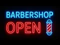Barber Shop Open STATIC SIGN 12 HOURS