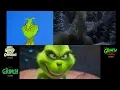 Lagu The Grinch (2018/2000/1966): side-by-side comparison
