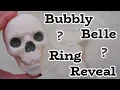 Skull Bath Bomb with Ring Hidden Inside Bubbly Belle Reveal