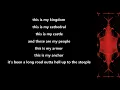 Halestorm - The Steeple - 2022 - Lyric Video