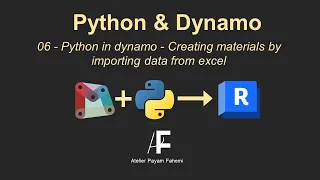 06-Python in dynamo Creating materials by importing data from excel