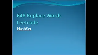 648 Replace Words Leetcode HashSet Using javaScript