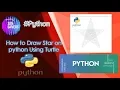 Easy way to Draw Star on Python 3 8 0 using Turtle 2019 San Gamers Tamil 2019 Python