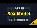 Learn CSS Box Model Concepts In 4 Minutes jsuniv