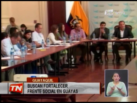 Buscan fortalecer Frente Social en Guayas