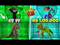 Download Lagu Rs1 vs Rs1,00,00,000 Dinosaur Mining Challenge in Minecraft with @ProBoiz95