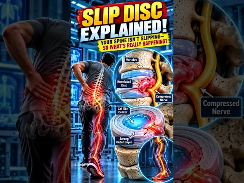 Slip Disc Explained! Your Spine Isn’t Slipping—So What’s Really Happening?#SlipDisc #HerniatedDisc