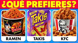 ¿Qué prefieres? - Edición COMIDA | Opciones virales de comida