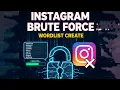 Generate Target based wordlist in 2 min Instagram brute force wordlist Instagram hacking
