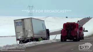 03-17-2018 New Underwood South Dakota - Semi Slide-Offs and Interstate Vehicle Recovery