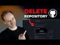 How to Delete a GitHub Repository 2026 Full Guide