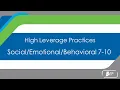 HLP 7-10 Behavioral
