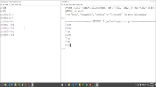 Comparison Operators in Python Relational Operator Python Tutorial for Beginners in Hindi 18