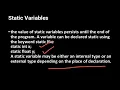 Scope and life time of variable Programming in C