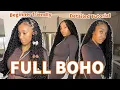 2025 Beginner Friendly Full Boho Knotless Tutorial ft Eayon Hair 20 Deep Curly Human Hair